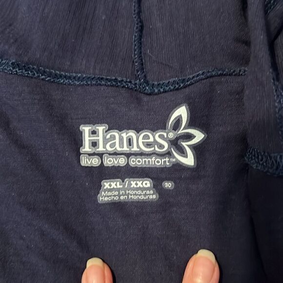 Hanes szXXL zip front drawstring hoodie with pockets GUC 2 available - Picture 4 of 7